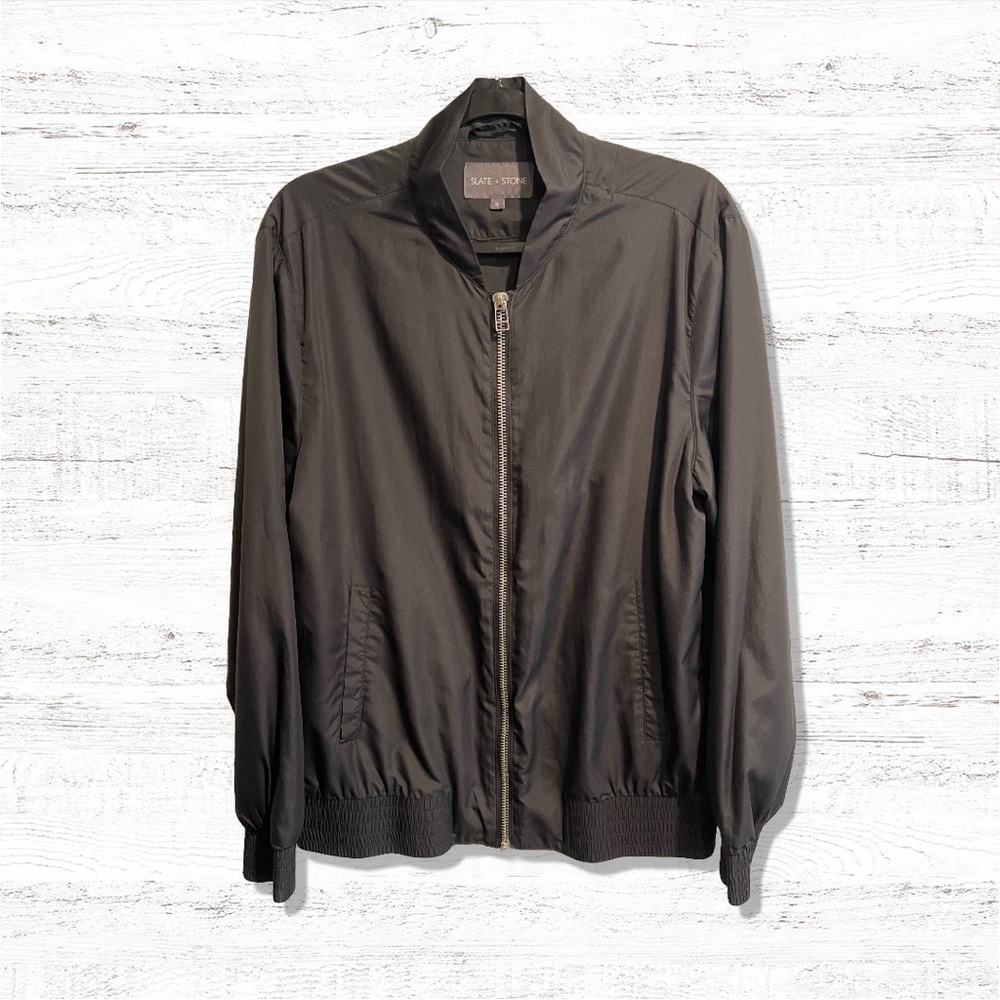 Slate & Stone Black Lightweight Jacket Mens Size XL